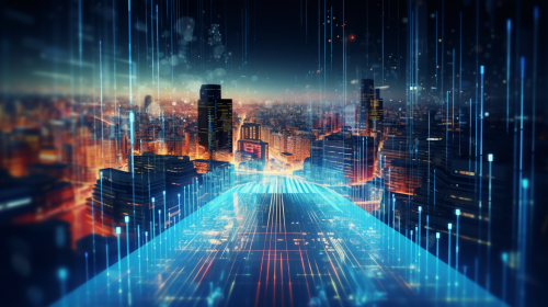 Abstract digital data analytics customer concept Abstract digital data analytics customer concept