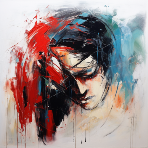 Bold abstract painting brush strokes Bold abstract painting brush strokes