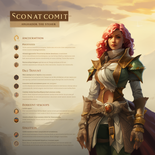 Account Character Creation Flyer Image