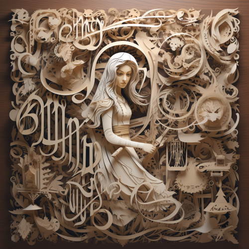 Adil dan Merata  message on paper