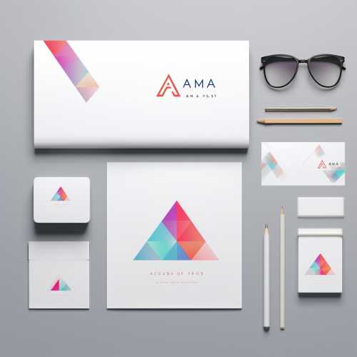 Minimalist logo design for AI Lady agency