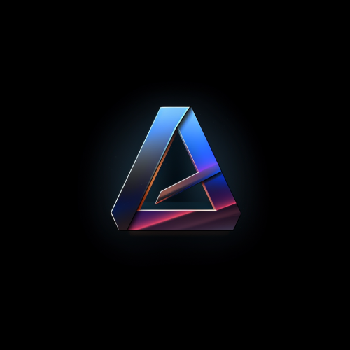 Minimalistic AI Logo with P