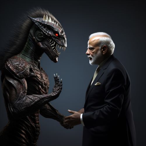 Alien vs Predator vs PM Modi Clash