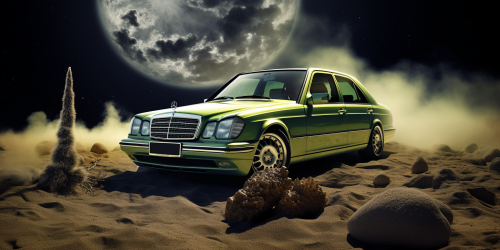 Aliens smoking weed on the moon