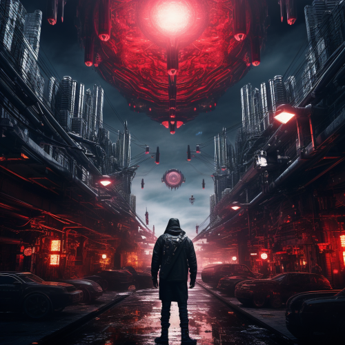 Unique American Dark Futurism Aesthetic Image