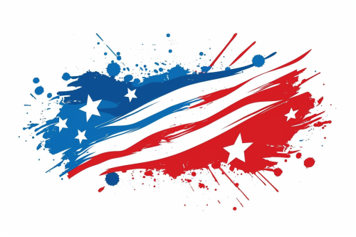 Modern patriotic vector logo design