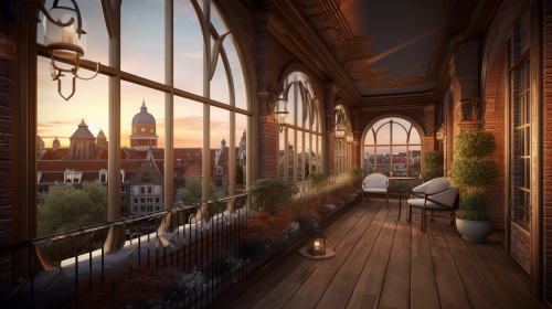 Spacious Amsterdam Penthouse with Elegant Interior Design