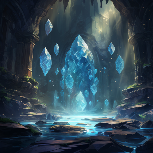 Radiant heartstone amidst crystalline waters Radiant heartstone amidst crystalline waters