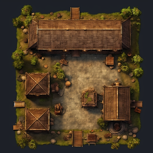 Sukhothai village roof