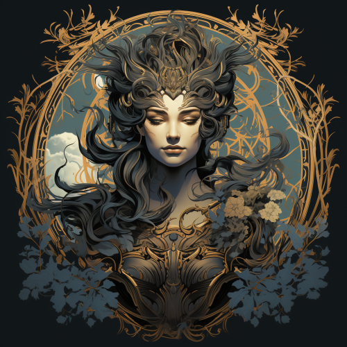 Ancient God Pan in Raw Style