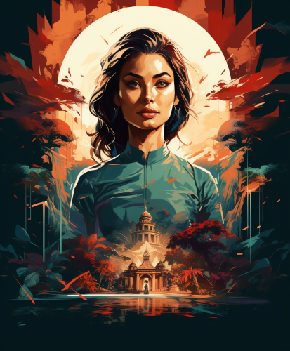 Simplified and stylized ancient portraits Simplified and stylized ancient portraits