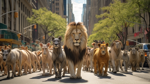 Animal Parade Midtown Manhattan