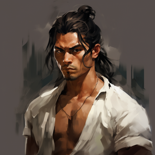 Fan art of Suguru Geto in gojogesa attire