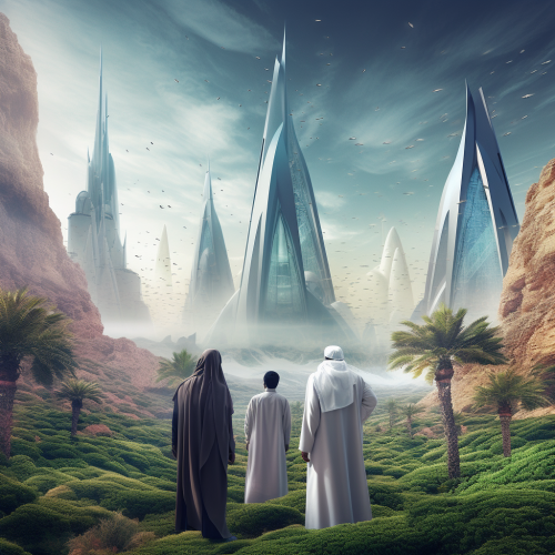 Arabian Desert House to Futuristic City