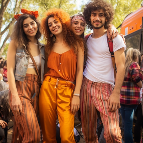 Argentinians enjoying music festival