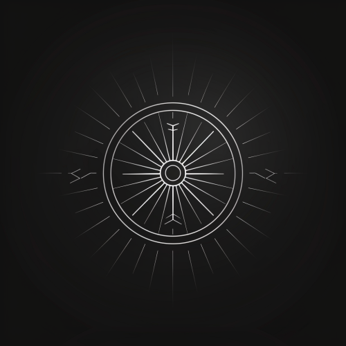 Art Nouveau Logo Classic Racing Wheel