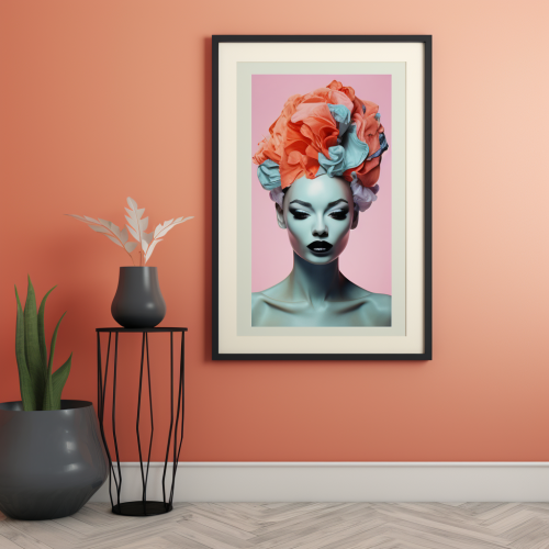 Art Poster Print Number 5 artwork