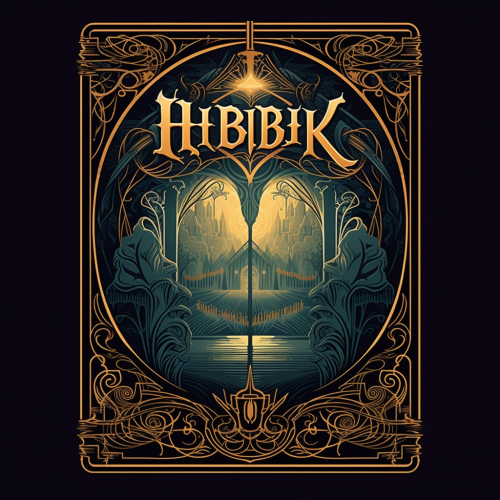 Art Deco inspired Hobbit concert poster