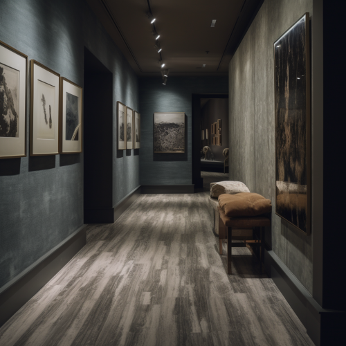 Artistic boutique interior with immersive decor