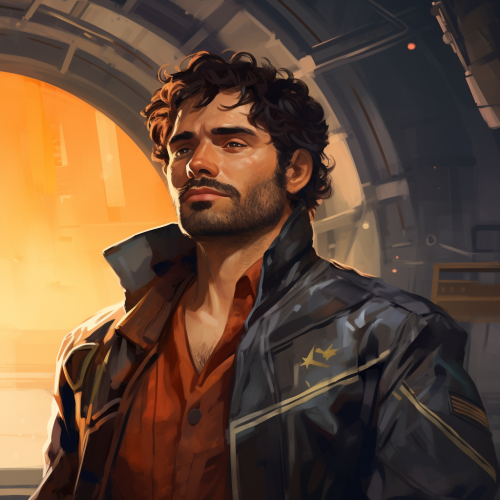 Image of Asher Kaine, the space cowboy