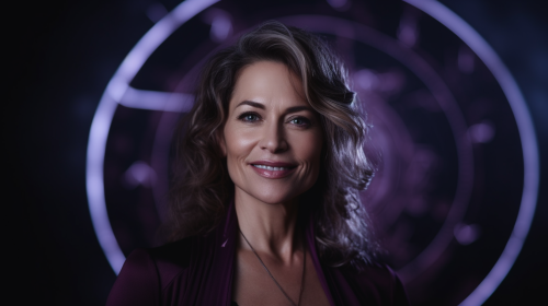 Astrology talk by woman in her 50s