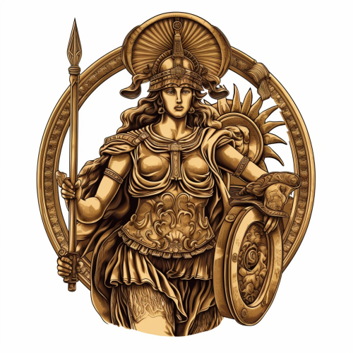 Athena military emblem transparent