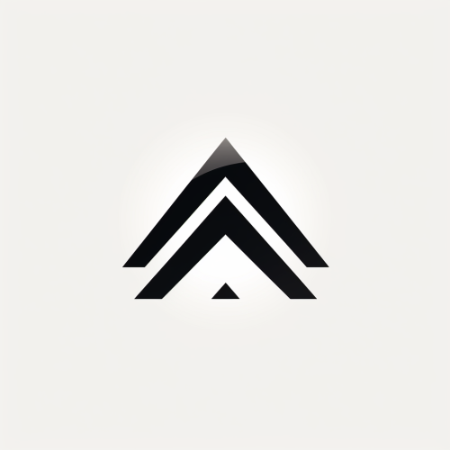 Audio logo minimalist logomark impulse wave 80s 90s black and white