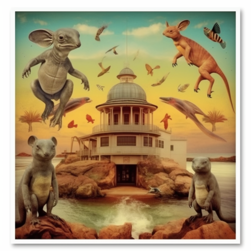 Poster Welcome Australia Map Kangaroo Poster Welcome Australia Map Kangaroo