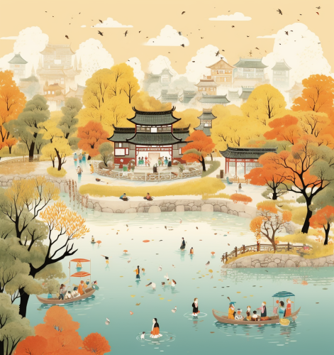 Chinese Mid-Autumn & National Day Poster Chinese Mid-Autumn & National Day Poster