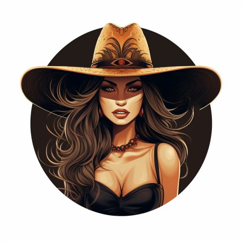 Avena sombrero mujer logo image