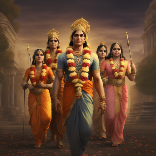 Ayodhya Welcomes Lord Ram and His Companions