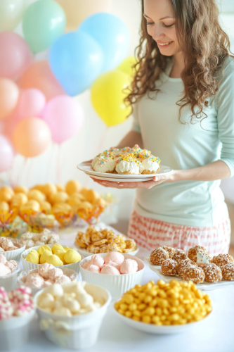 Baby Shower Gifts Cookbook Background Image