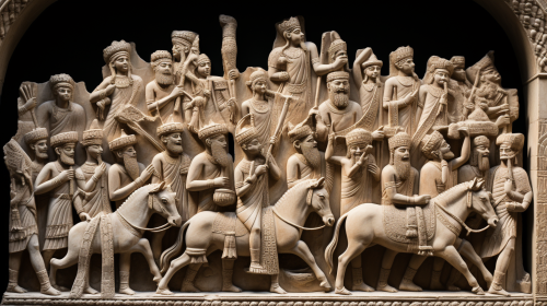 Babylonian God Procession to Temple