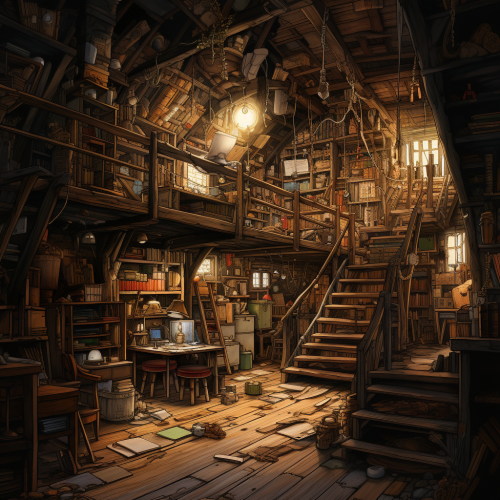 A comfortable back room interior