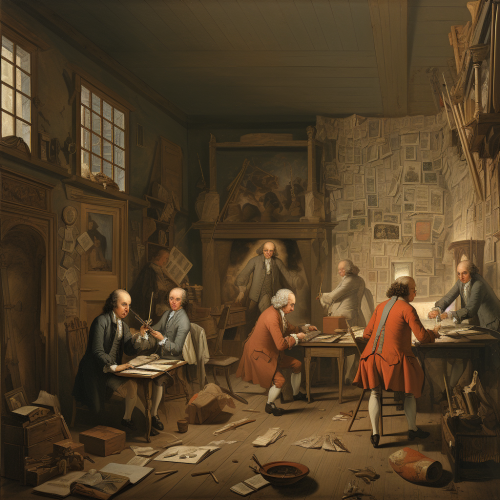 Backrooms exploration in 1776