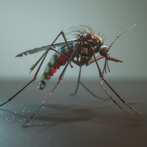3D Dengue Mosquito Graphic