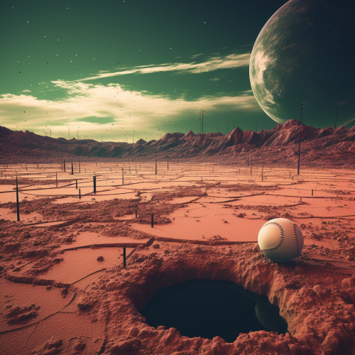 Baseball field on Saturn