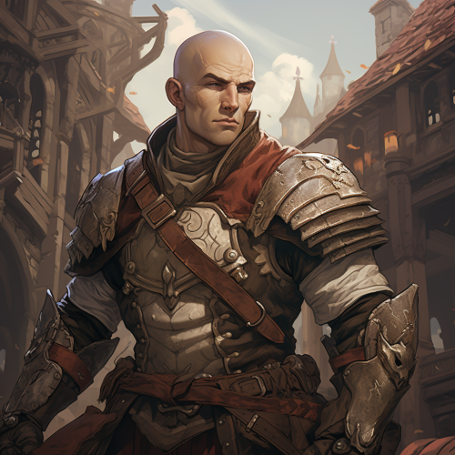 Handsome battlemage in Witcher armor