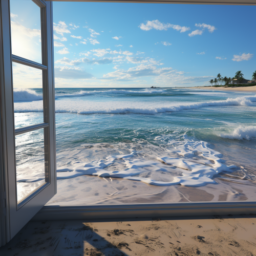 Beautiful beach ocean view Beautiful beach ocean view