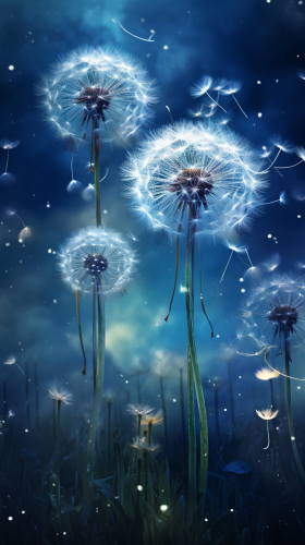Stunning dandelions in the galaxy