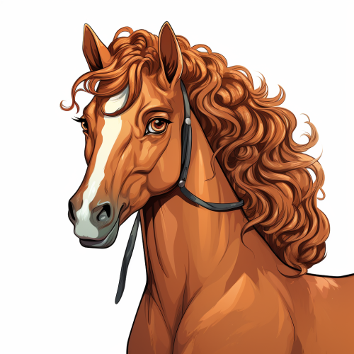 Beautiful horse with girly features