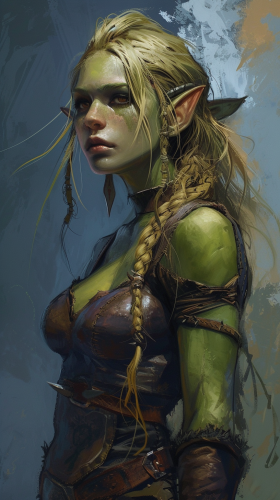 Beautiful orc painting by Joao Ruas