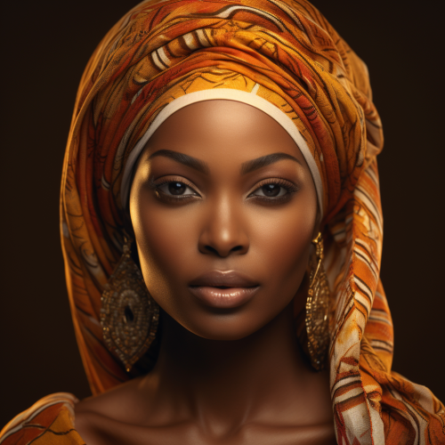 Closeup of Beautiful Senegal Woman