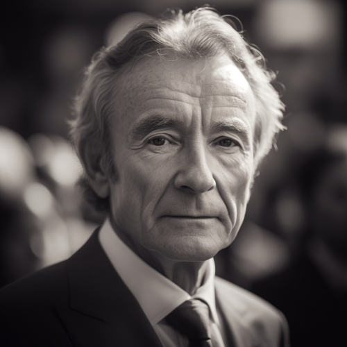 Billionaire Bernard Arnault Portrait Bokeh