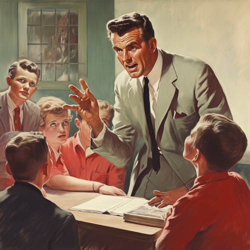 Image of a Bible Salesman Psychopath