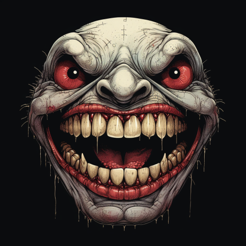Creepy and Cruel Big Smile Logo