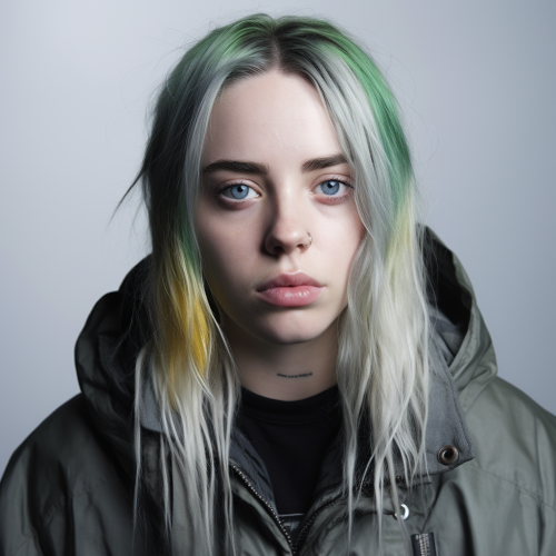 Billie Eilish ID Photo with Natural Lighting