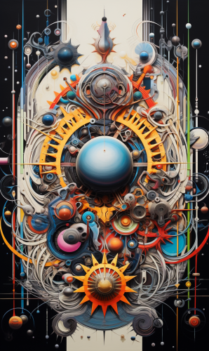 Psychedelic rebirth of biomechanical moon war machine