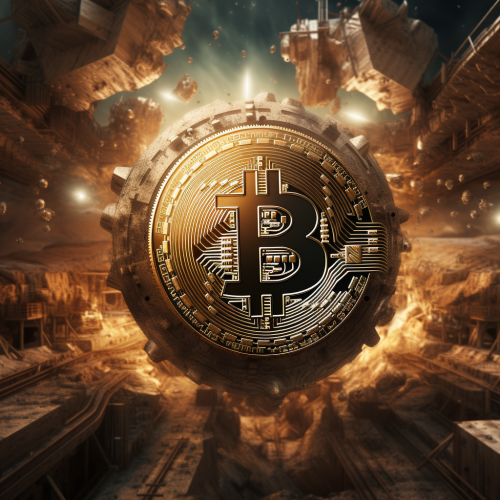 Bitcoin soaring high to the moon