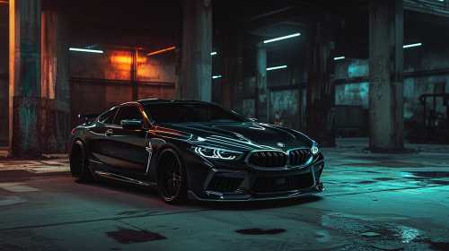 Black 2020 BMW M8 Wallpaper